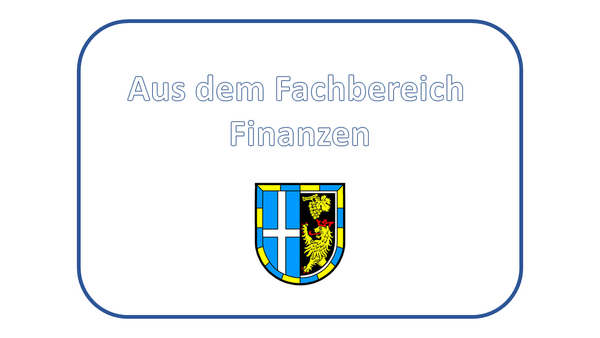 Symbol Finanzen - Wappen der Verbandsgemeinde