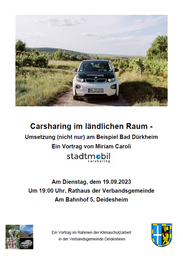 Plakat Carsharing Stadtmobil