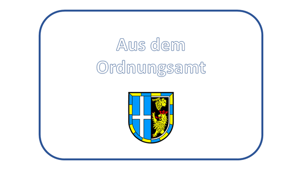 Symbol
Aus dem Ordnungsamt